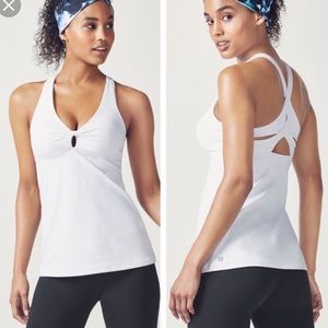 Fabletics Ellie Tank White in size XS